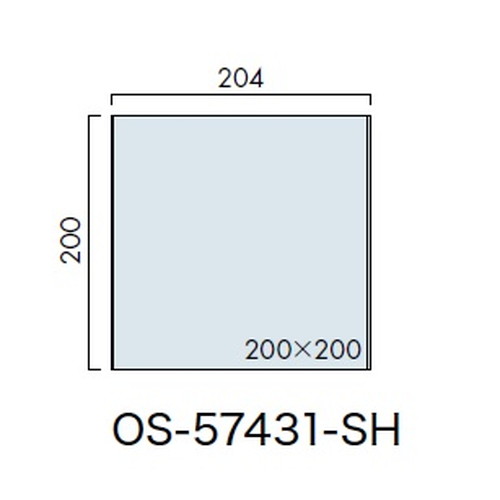 インテリアサイン，ユニティ5，室名札(平付け)，OS-57431-SH，片面対応，補助画像