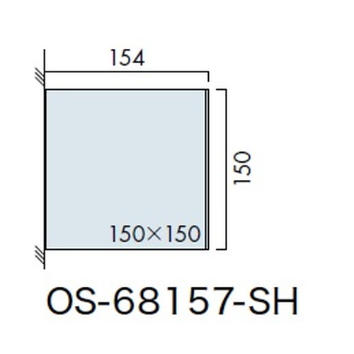インテリアサイン，ユニティ5，室名札(突出し)，OS-68157-SH，両面対応，補助画像