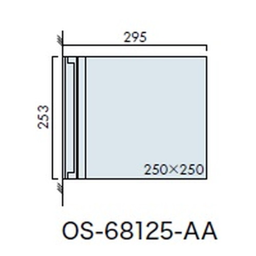 インテリアサイン，フーリィ，室名札(突出し，スイング)，OS-68125-AA，両面対応，補助画像