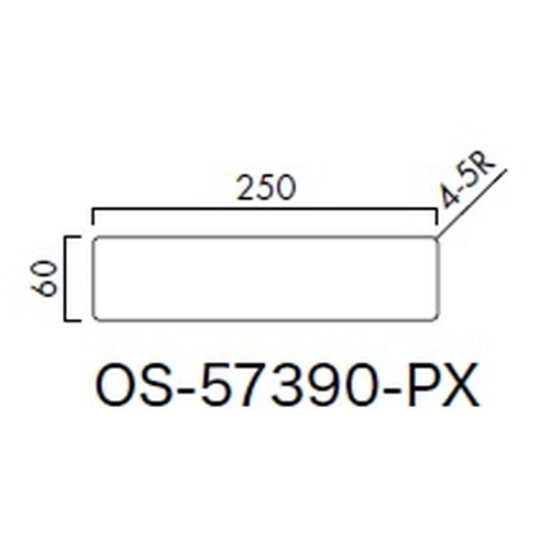 インテリアサイン，パティカル2，室名札(平付け)，OS-57390-PX，片面対応，補助画像