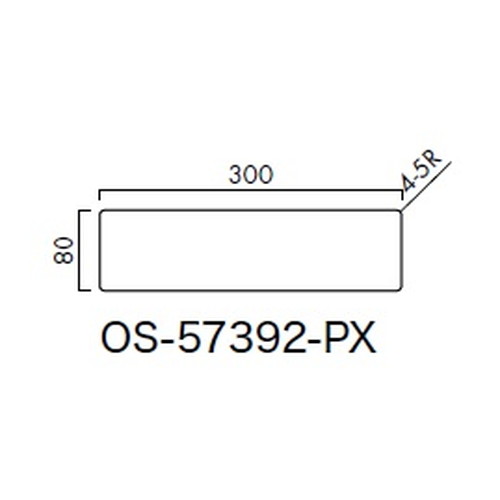インテリアサイン，パティカル2，室名札(平付け)，OS-57392-PX，片面対応，補助画像