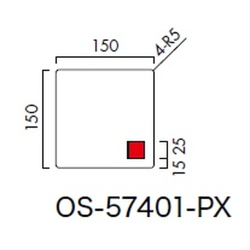 インテリアサイン，パティカル2，室名札(在空)，OS-57401-PX，片面対応，補助画像