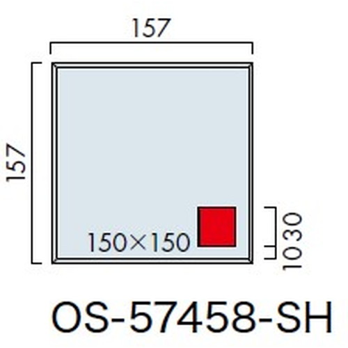 インテリアサイン，ブライトサイン3，室名札(在空)，OS-57458-SH，片面対応，補助画像