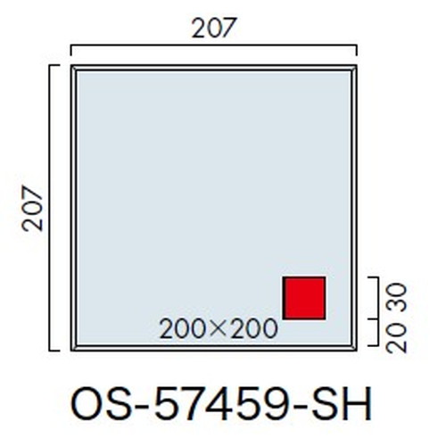 インテリアサイン，ブライトサイン3，室名札(在空)，OS-57459-SH，片面対応，補助画像