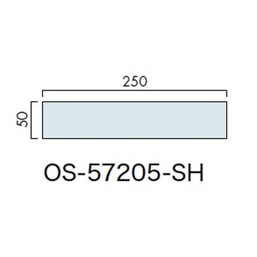 インテリアサイン，ブライトサイン2，室名札(平付け)，OS-57205-SH，片面対応，補助画像