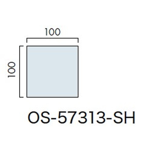 インテリアサイン，ブライトサイン2，室名札(平付け)，OS-57313-SH，片面対応，補助画像