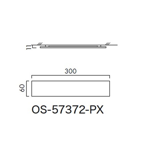 変更済み　くう インテリアサイン ユニティ5 室名札(平付け) OS-57434-SH 片面対応