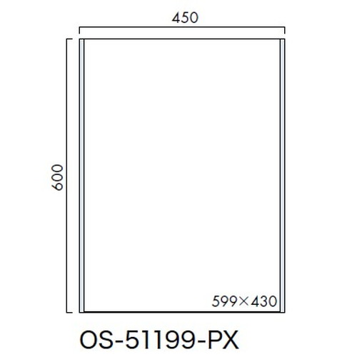 インテリアサイン，プリーフサイン2，案内サイン，OS-51199-PX，片面対応，補助画像