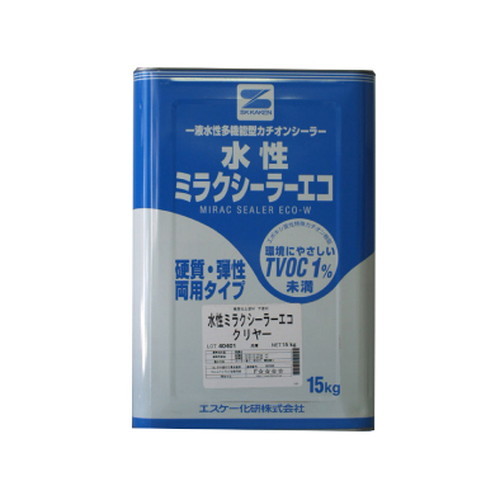 エスケー化研株式会社水性ミラクシーラーエコクリヤー15kg