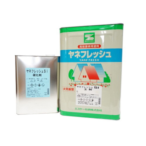 エスケー化研株式会社ヤネフレッシュSi標準色艶有16kg