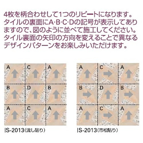 サンゲツ フロアタイル ストーン&アクセント ジオミックス 4枚セット売り