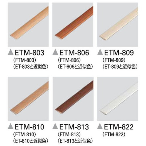 サンゲツ 施工部材 見切材 ETM-801～ETM-823 1本単位