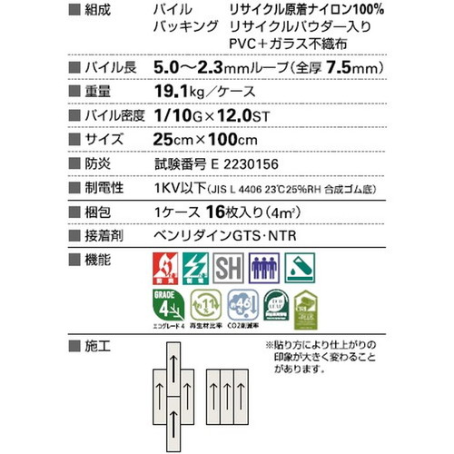 サンゲツ カーペットタイルNT NT-700H PLANK NTH-7210 F-eco フィールドビュープランクF 1枚単位