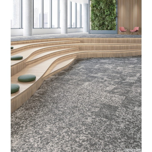 サンゲツ カーペットタイルDT NATURE フラクタル・フォレストF フォリッジF DT-5020 DT-5030 F-eco 1枚単位