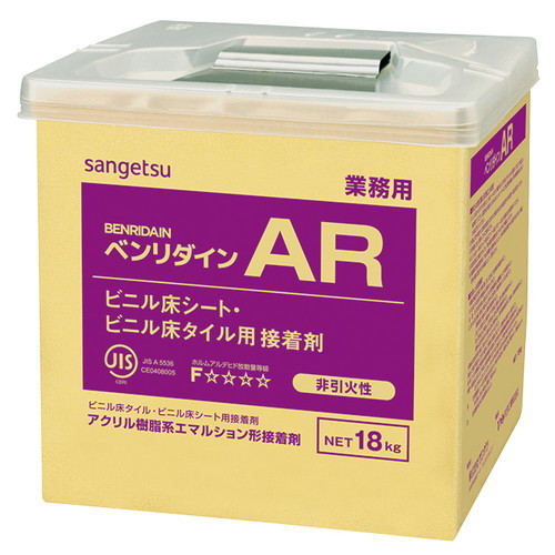 サンゲツ 接着剤 床用 アクリル樹脂系エマルション形 AR 18kg BB-516 1缶単位
