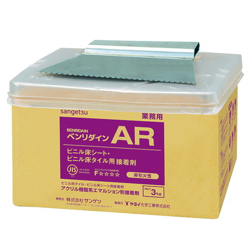 サンゲツ 接着剤 床用 アクリル樹脂系エマルション形 AR 3kg BB-517 1缶単位