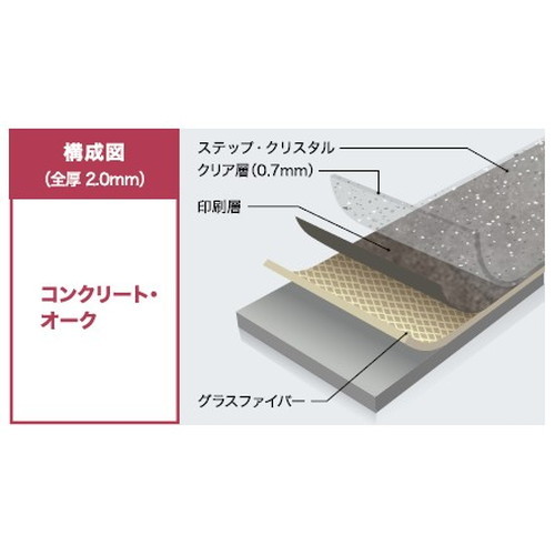 サンゲツSフロア防滑シートニューセーフティオーク1m単位の画像