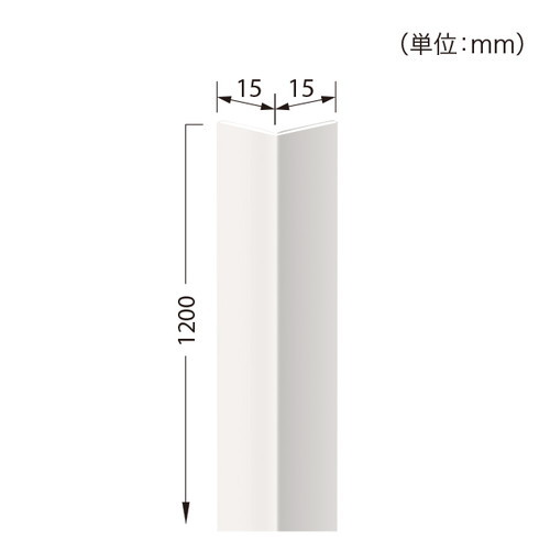 サンゲツSフロア腰壁シート用専用部材コーナー材(出隅用)1本単位の画像