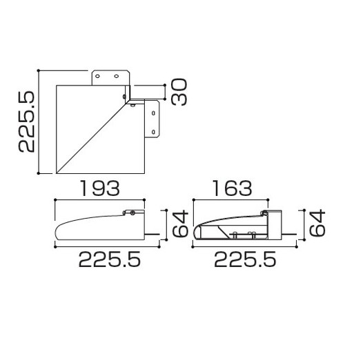 POLLUX4-COR90 サイン照明ポラックス4 コーナーユニット 三和サインワークス LED照明