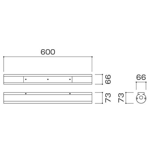 軒下照明 W600 POLLUX3-600T-65-SWA 軒下照明ポラックス3 昼光色 三和サインワークス LED照明