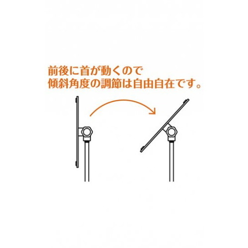 インフォメーションアクリルスタンド80，A4横ホワイト，INFA80-A4YWの補助画像2