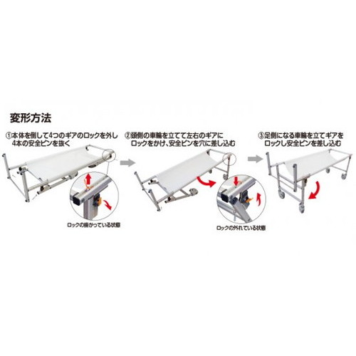 サポートキャリーショートストレッチャー，SPC-STANKAの補助画像6