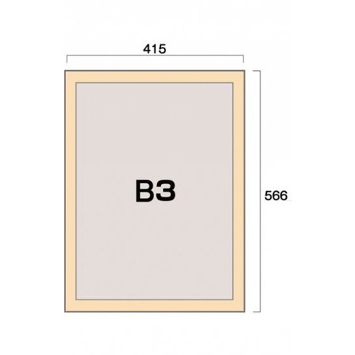 ポスターグリップ44S(屋外用)，B3白木調，TSK-PG-44S-B3S(G)の補助画像1