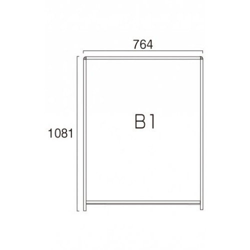 ブラックバリウスパネルLED，B1，屋外用，BVAPALED-B1の補助画像1