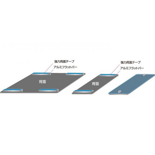ウォールポスターサイン，ホワイト，B5，WPSW-B5の補助画像5