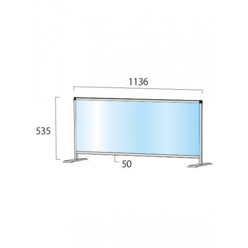 パーテーションスタンド450X1100ロウ，HBPL450X1100の補助画像1