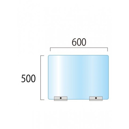 アクリルパーテーション，500×600，APT500X600の補助画像1
