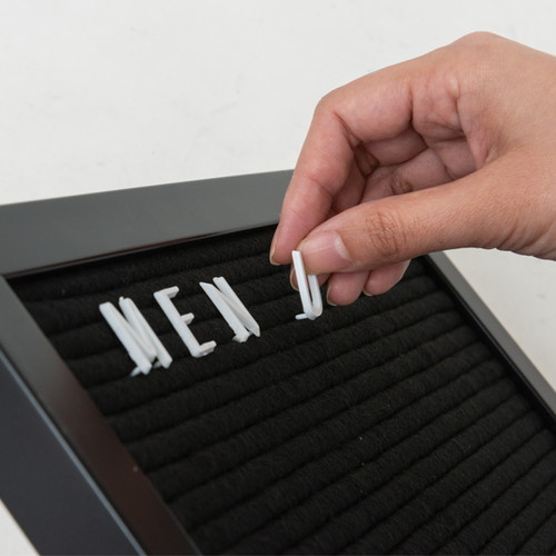 レターボード，M，W450×600，ブラック，61667MBKの補助画像