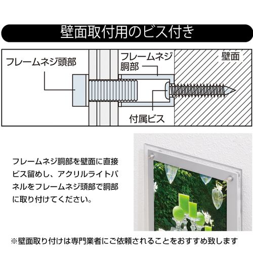 LEDアクリルパネル LED A4 サイズ アクリルライトパネル ver2.0 AC-A4 210 ×297 /