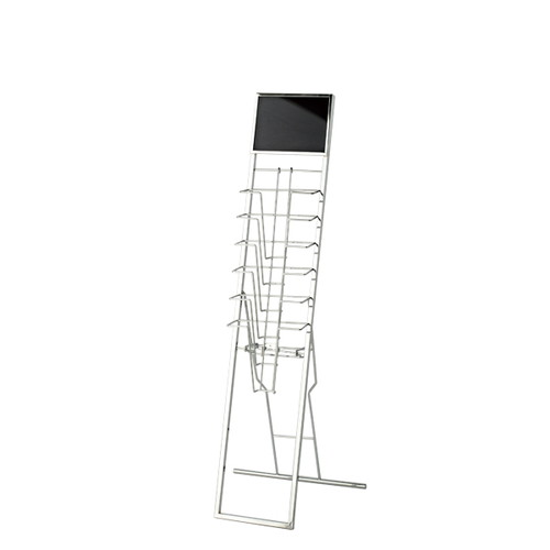 パンフレットスタンド イエロー 店舗用品 3列8段 カタログラック Y0512 オカムラ パンフレットスタンド(パンフレットラック) W750×D420