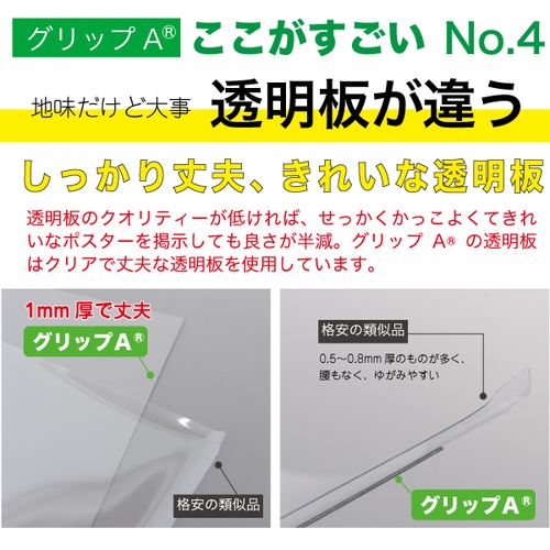グリップA，B2両面シルバー，GA-B2W，55666B2*の補助画像