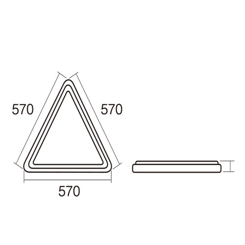 三角コーンサイン専用ウエイト，867-75W，51518***の補助画像