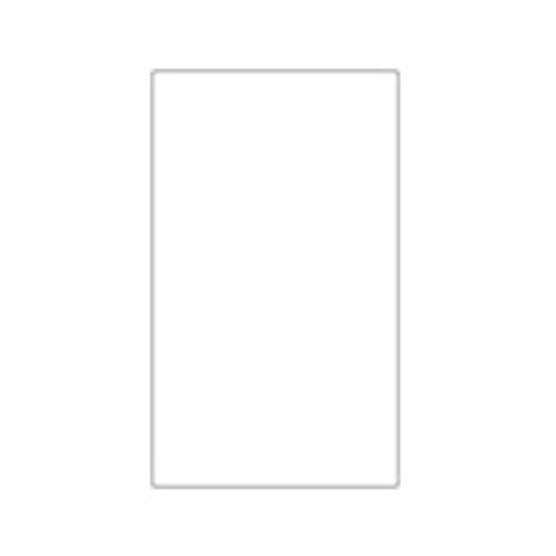 ポールサインベース用平リブ標識(白無地)，52724***の商品画像