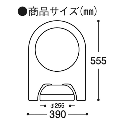 ミニスタンドSF-67，ホワイト，61305-01の補助画像