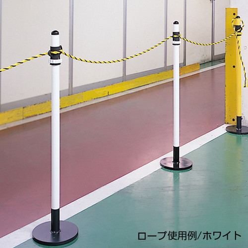 屋外チェーンポール，白，42838WHTの補助画像