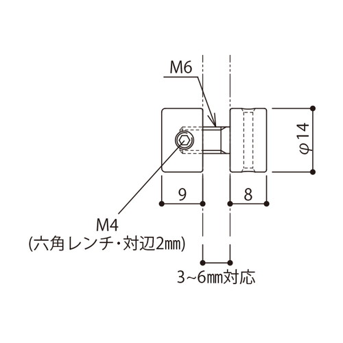 ワイヤーシステム，ワイヤーガードBSK-1G，61314-02 の補助画像