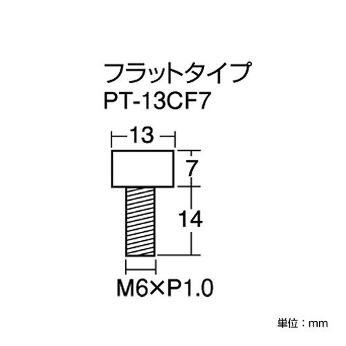 化粧ボルトPT-13CF7，フラットタイプ，40908*** の補助画像