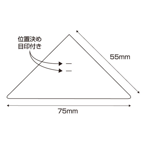 カドペタ，三角補強シート，クリア(2シート)，58415CLRの補助画像