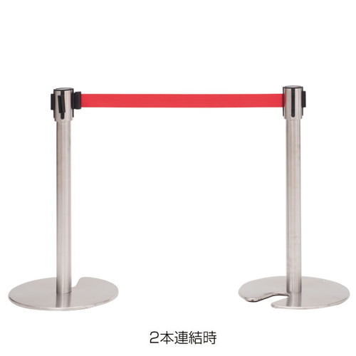 ベルトパーティションSUS-1(H70cm)赤，51352REDの補助画像