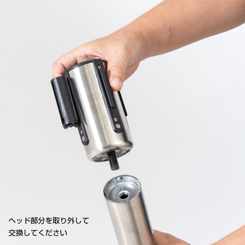 SUS用交換ヘッドのみ，ブラック/レッド，62050REDの補助画像