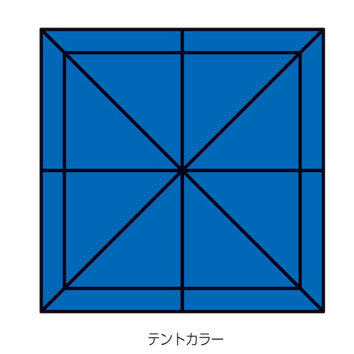 テント，ミスタークイック，T-22，青，53012-05の補助画像