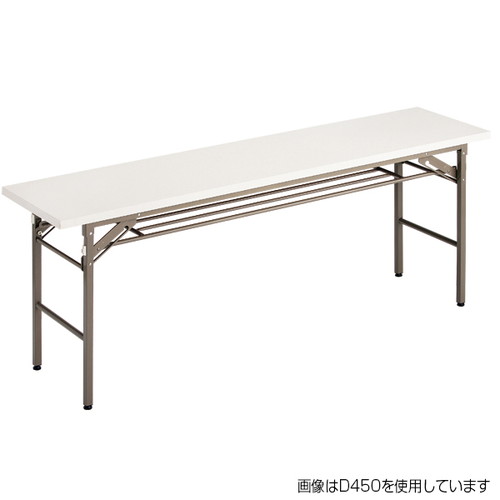 折りたたみテーブル白，W1800，D600，50992-2*の商品画像