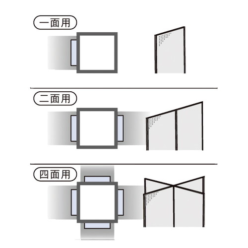 アルミポール32，平ベース，1面用，1本，58453-1*の補助画像