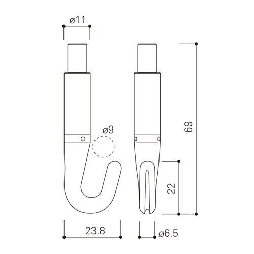 NハンガーセットA，φ1.5mm，1m，43190-1*の補助画像