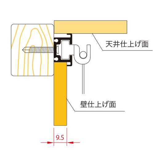 C型レール，タイプ3，シルバー，L2100，58502-6Sの補助画像