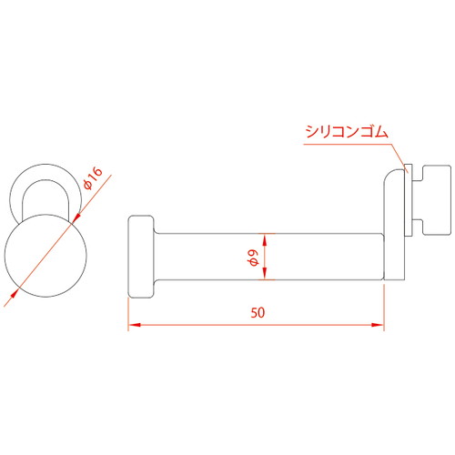 フリーフック，PR-F03，58507-1*の補助画像
